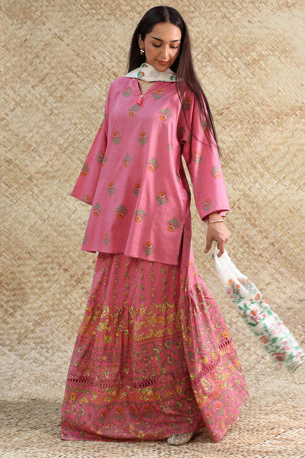 Garden Script Skirt Set