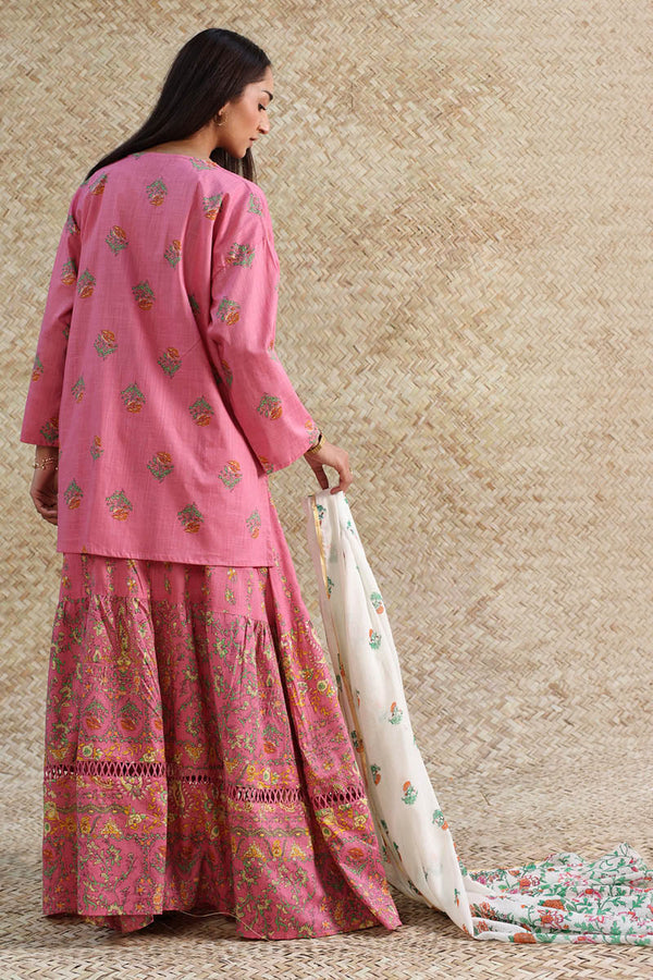 Garden Script Skirt Set