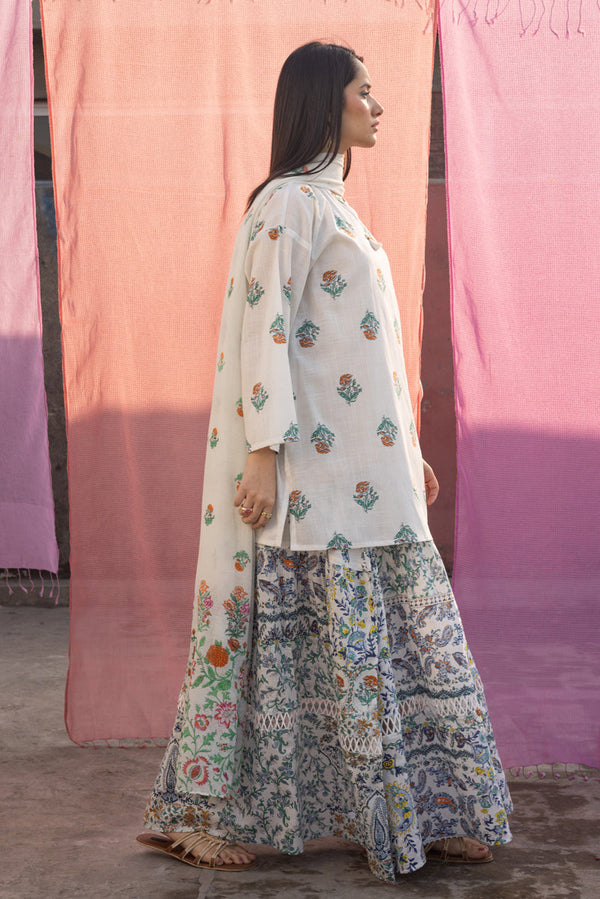 Garden Script Skirt Set