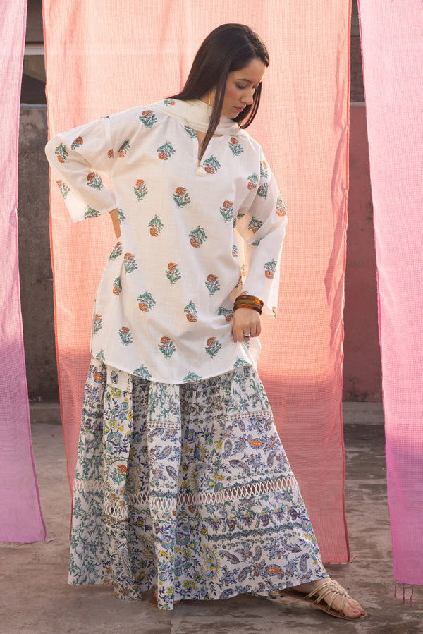 Garden Script Skirt Set