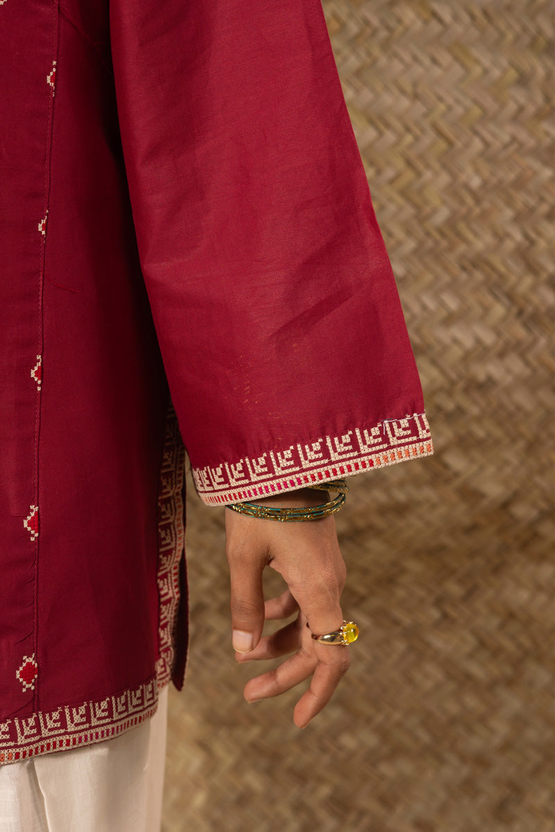 Blush Whisper Kurti
