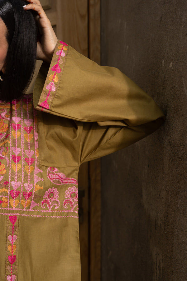 Heart Embroidered Kurti