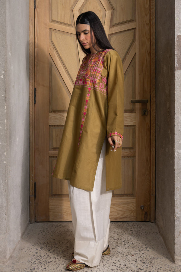 Heart Embroidered Kurti