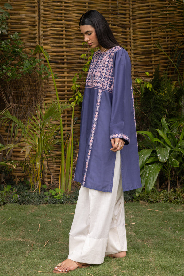 Heart Embroidered Kurti