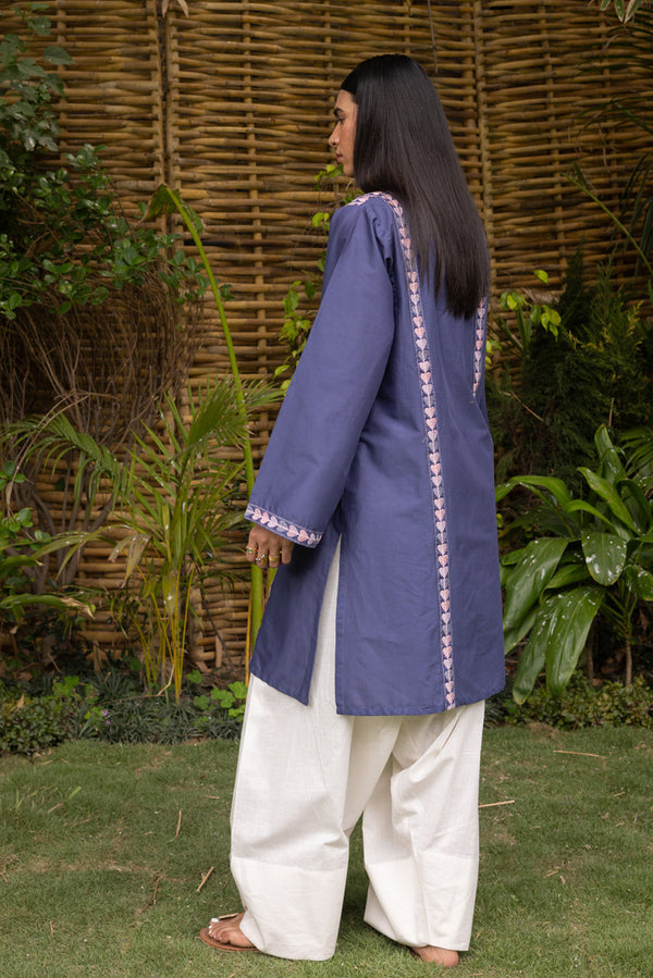 Heart Embroidered Kurti