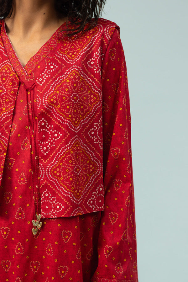 Chunari Beats 3-Piece Koti Set