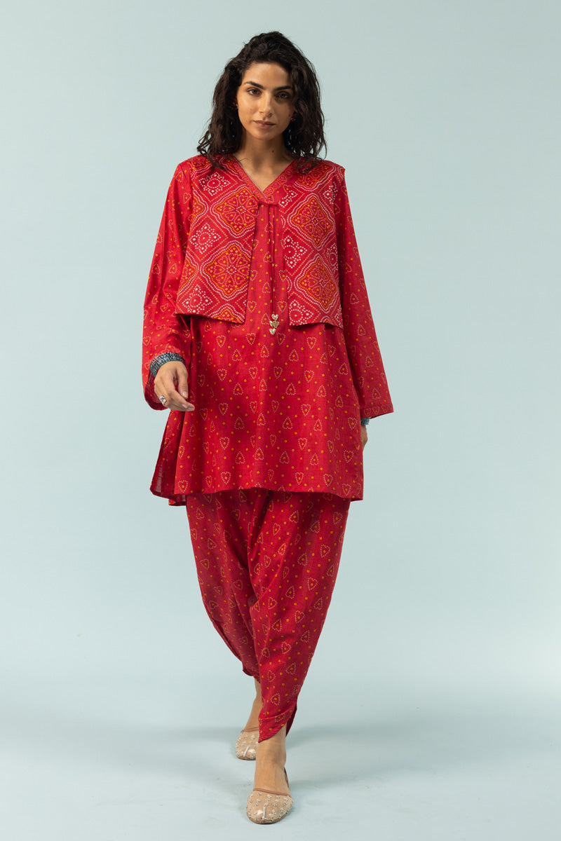 Chunari Beats 3-Piece Koti Set