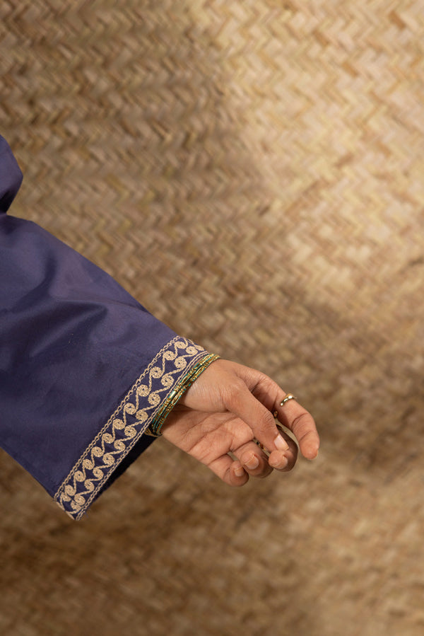 Midnight Embroidered Kurti