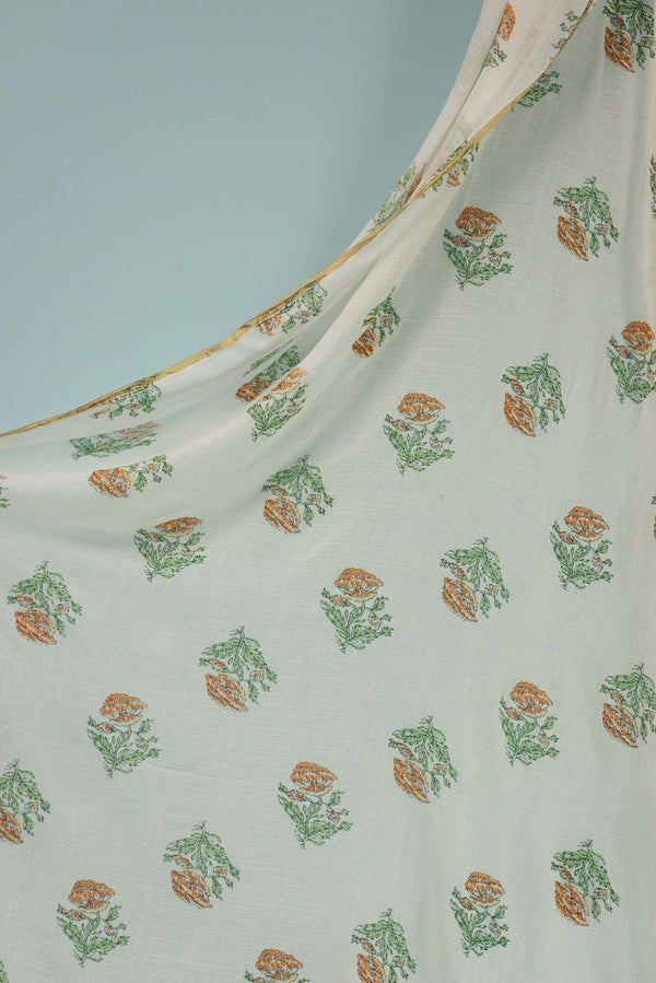 Block Garden Dupatta