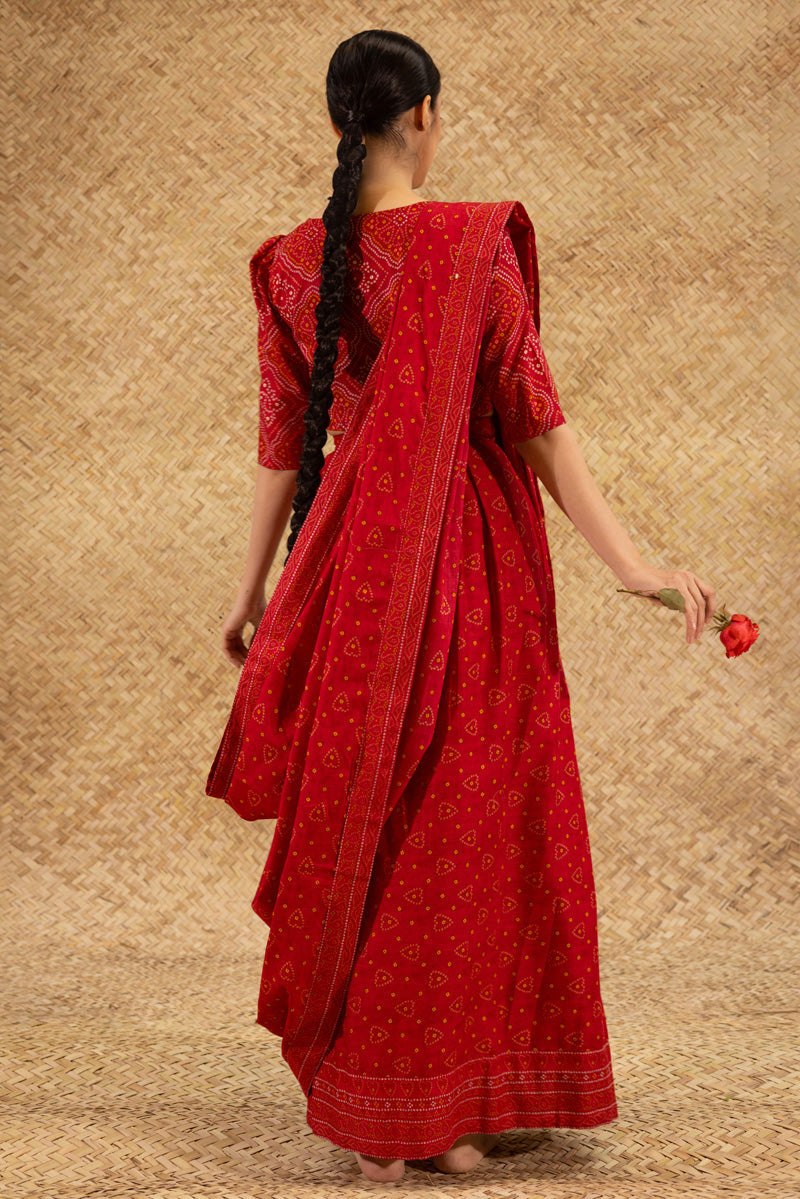 Chunari Drape Saree