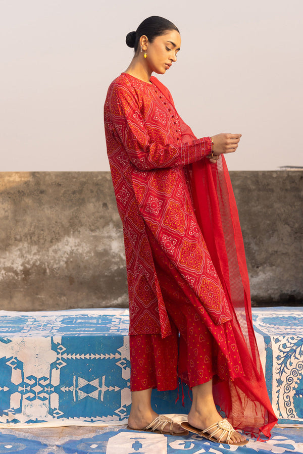 Chunari Hearts Printed Set