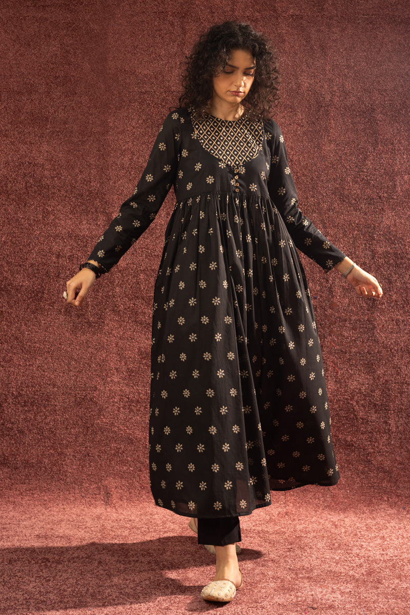 Naqsh Nur Flared Dress