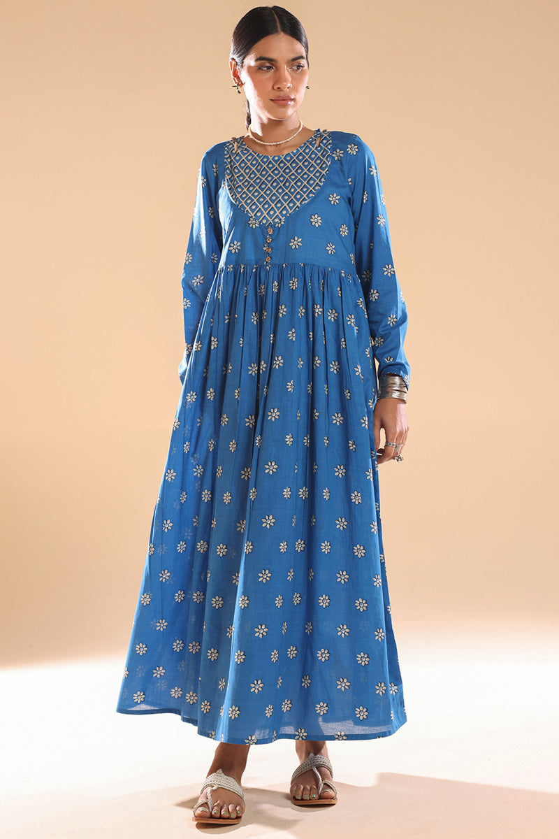 Naqsh Nur Flared Dress