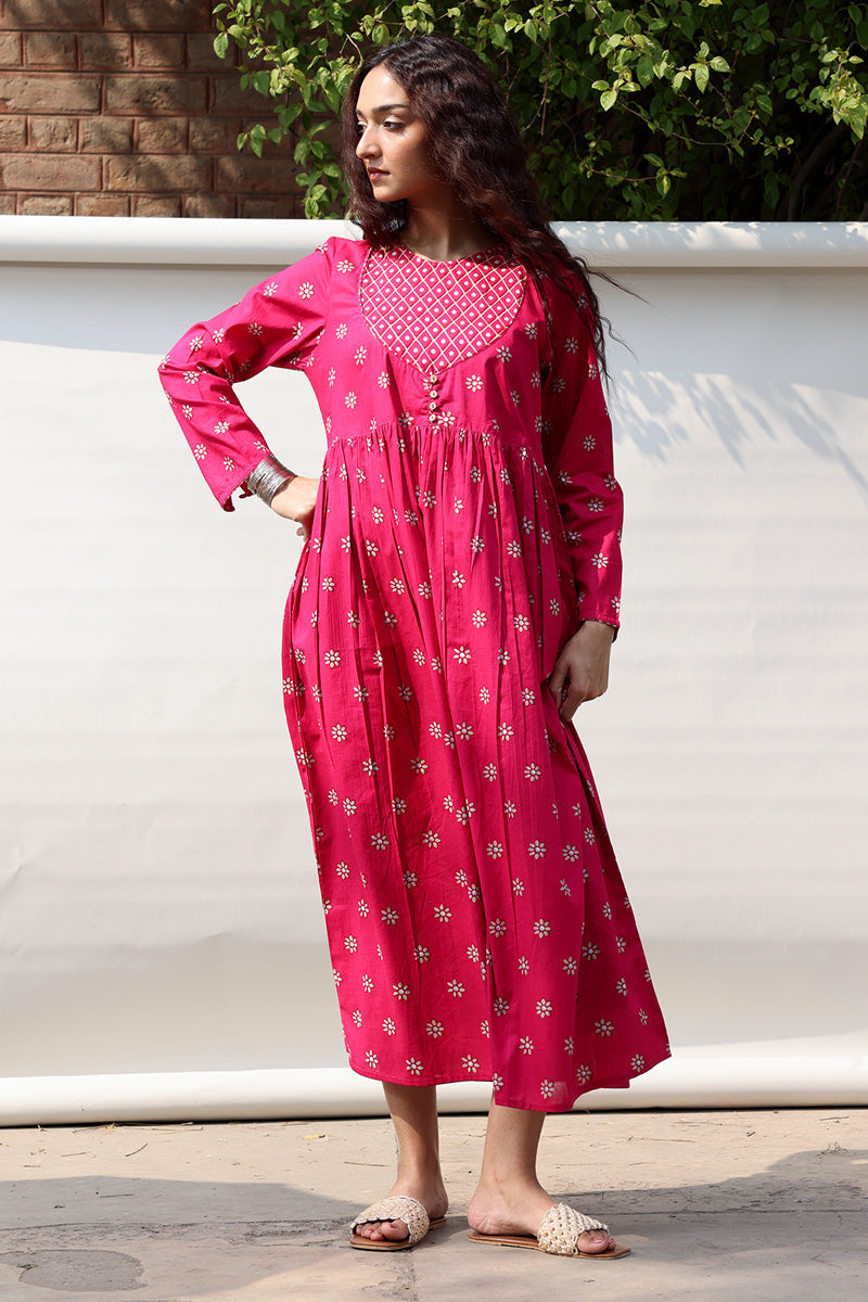 Naqsh Nur Flared Dress