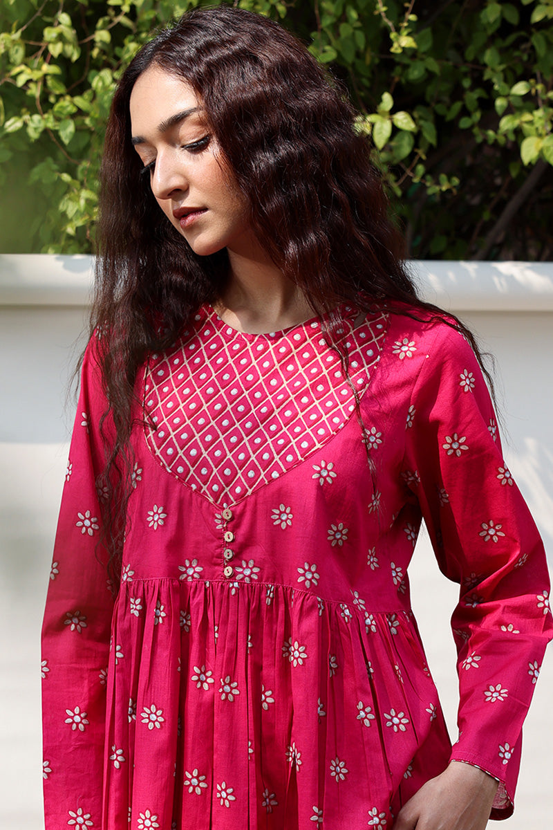 Naqsh Nur Flared Dress