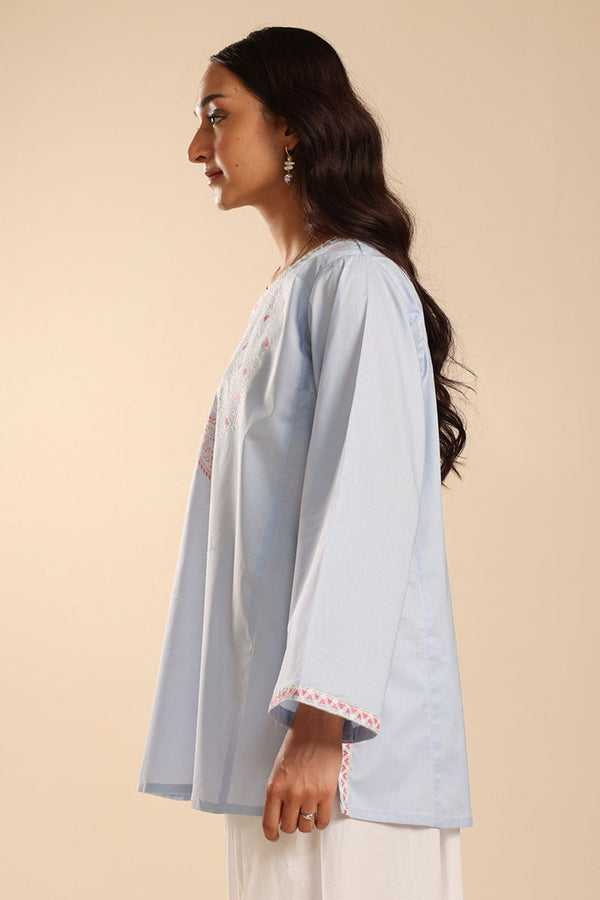 Soft Embroidered Kurti