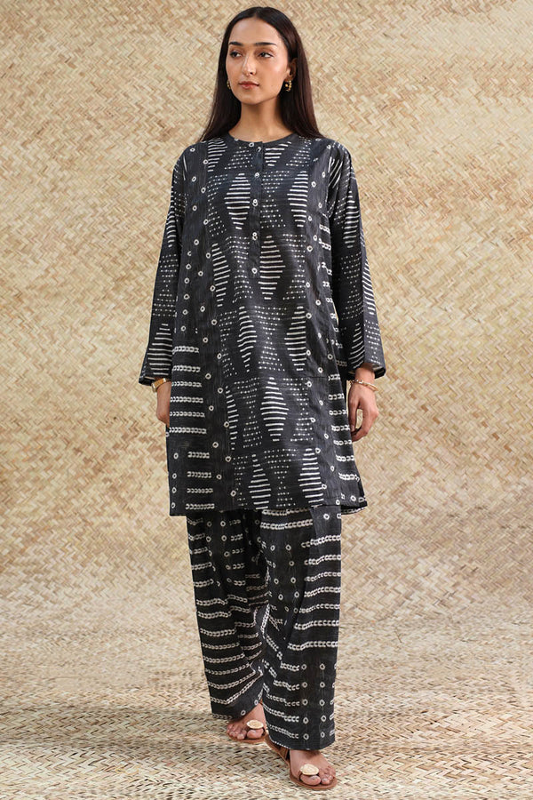 Pure Shibori Printed Set