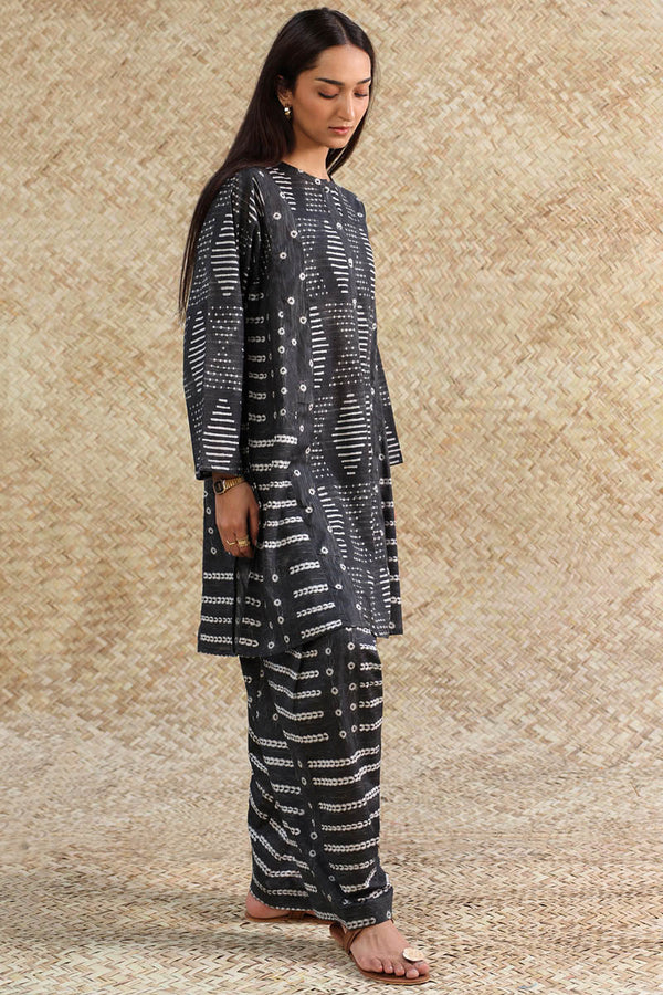 Pure Shibori Printed Set