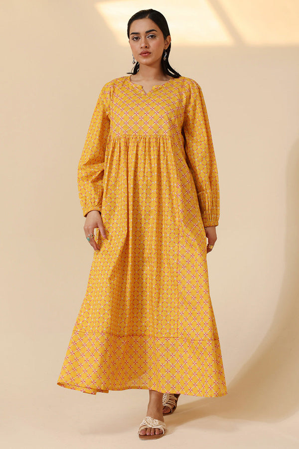 Stitch Script Flared Dress