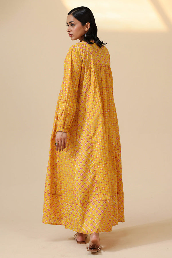 Stitch Script Flared Dress