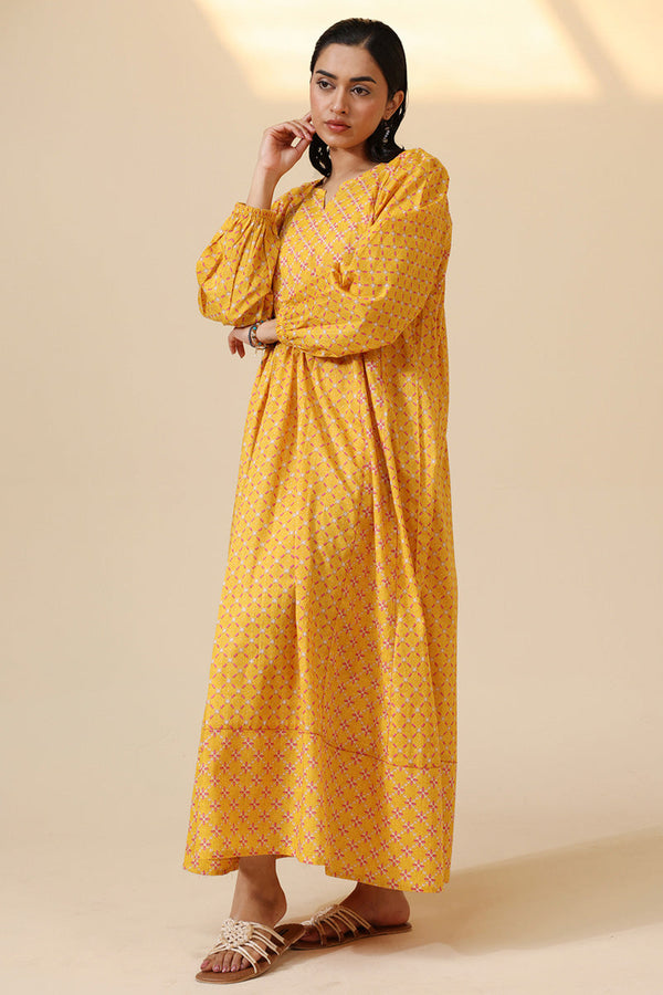 Stitch Script Flared Dress