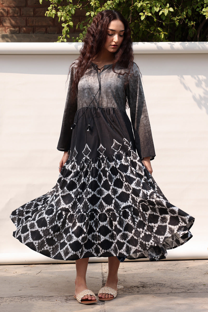 Rang Kahani Tiered Dress