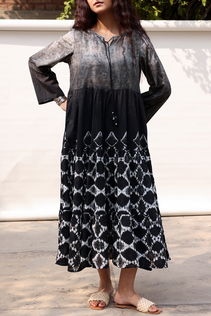Rang Kahani Tiered Dress