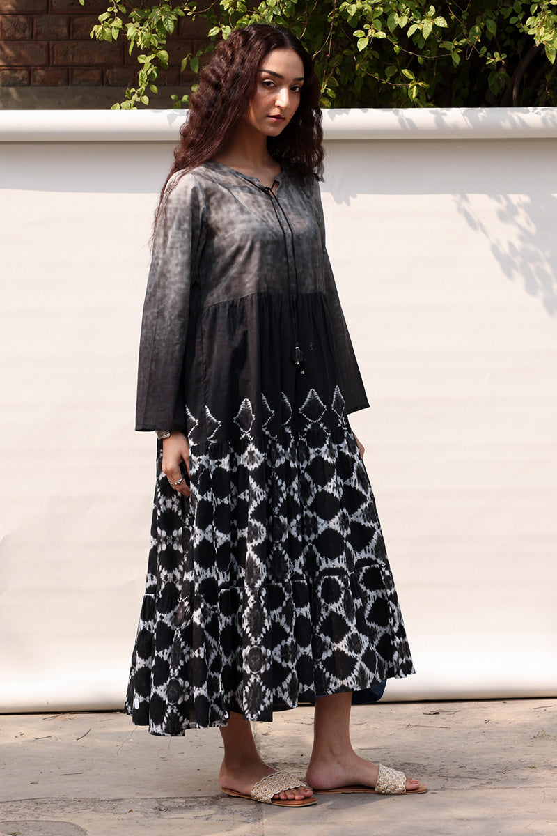 Rang Kahani Tiered Dress