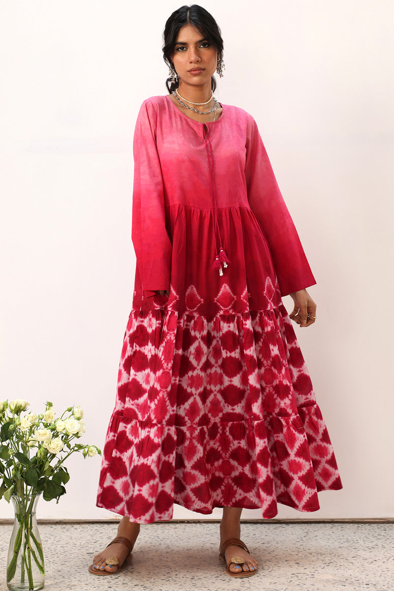 Rang Kahani Tiered Dress