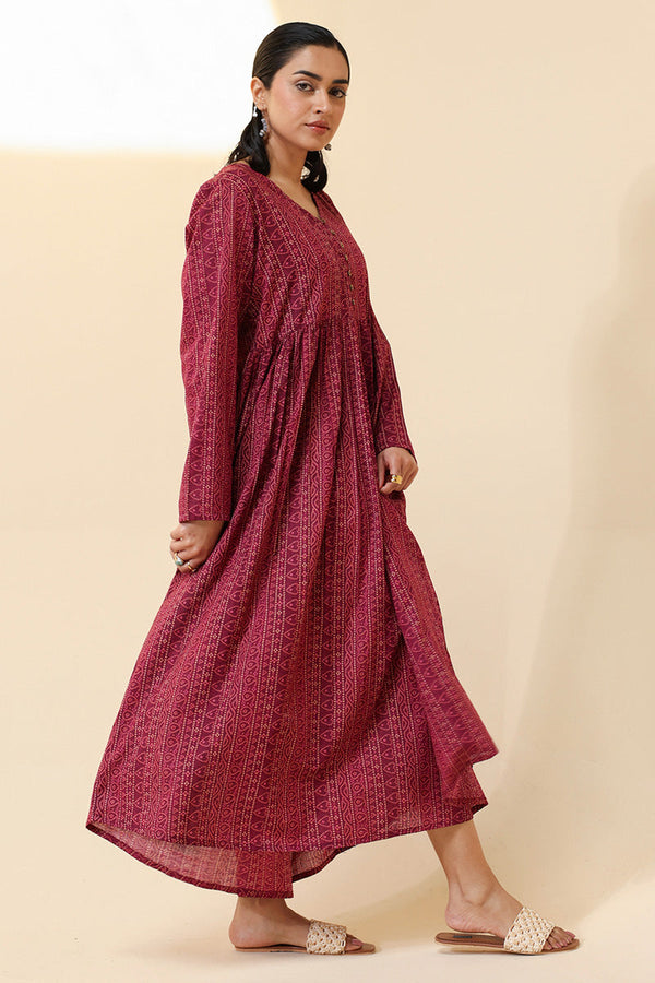 Chunari Beats Flared Dress