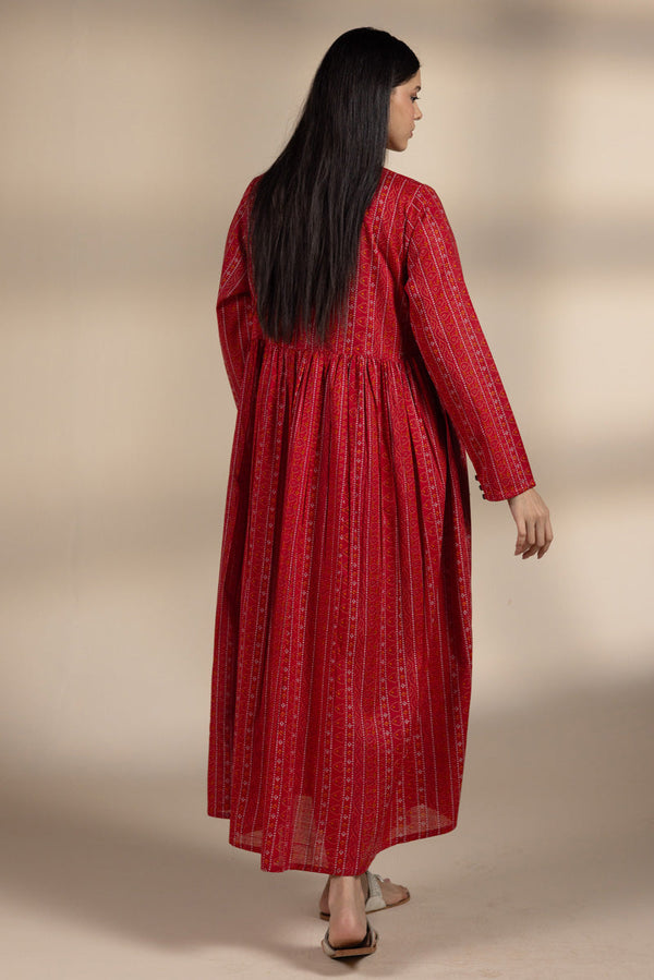 Chunari Beats Flared Dress