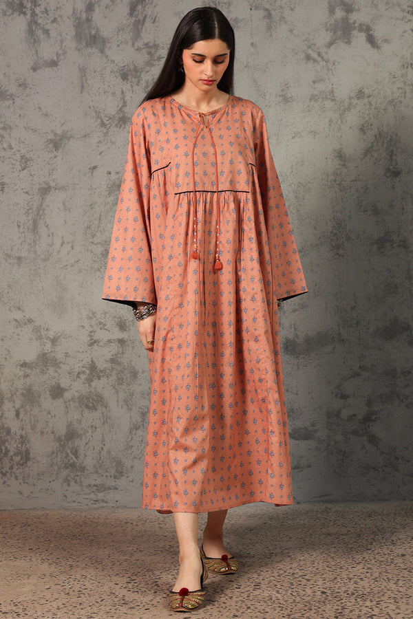 Paisley Printed Dress