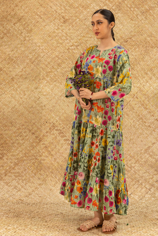 Spring Whisper Tiered Dress