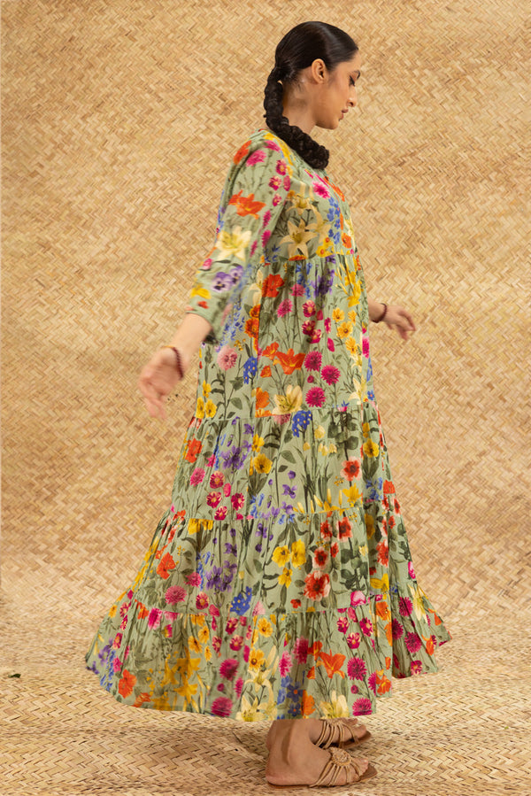 Spring Whisper Tiered Dress