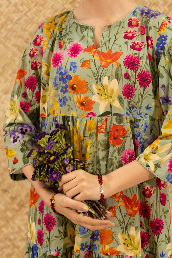 Spring Whisper Tiered Dress