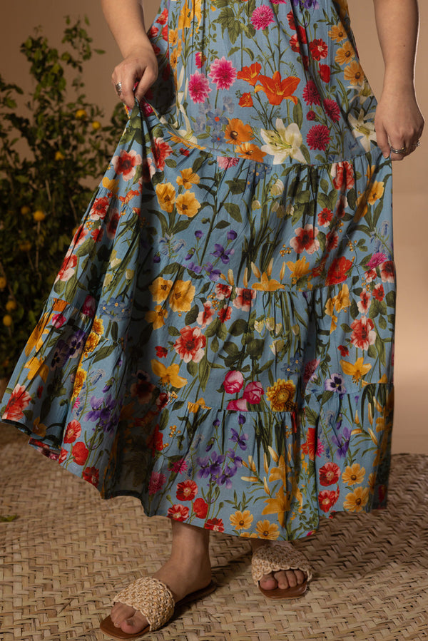 Soft Spring Tiered Dress