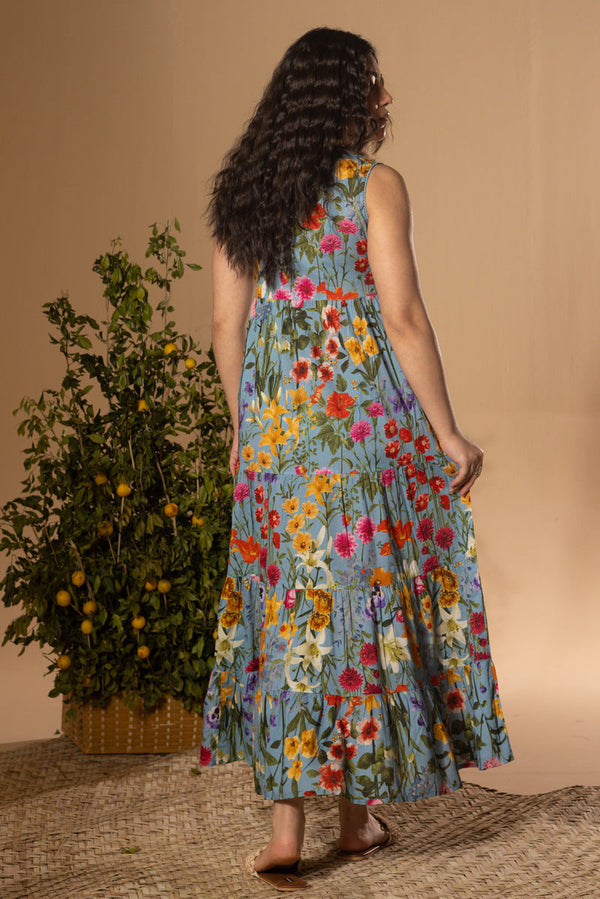 Soft Spring Tiered Dress