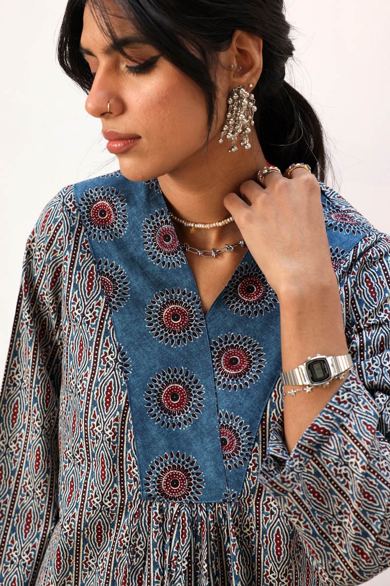 Printed Ajrak Set