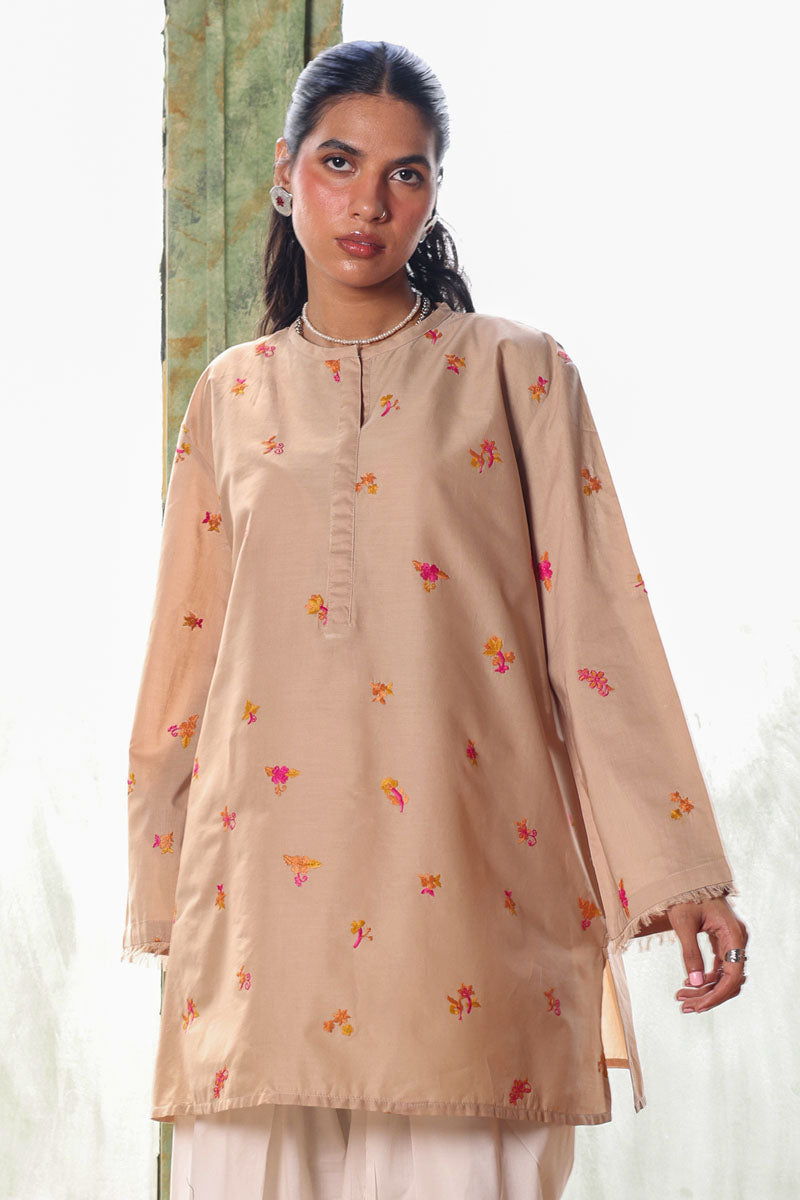 Minimal Embroidered Kurti