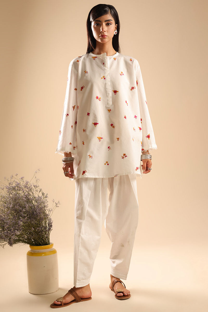 Minimal Embroidered Kurti