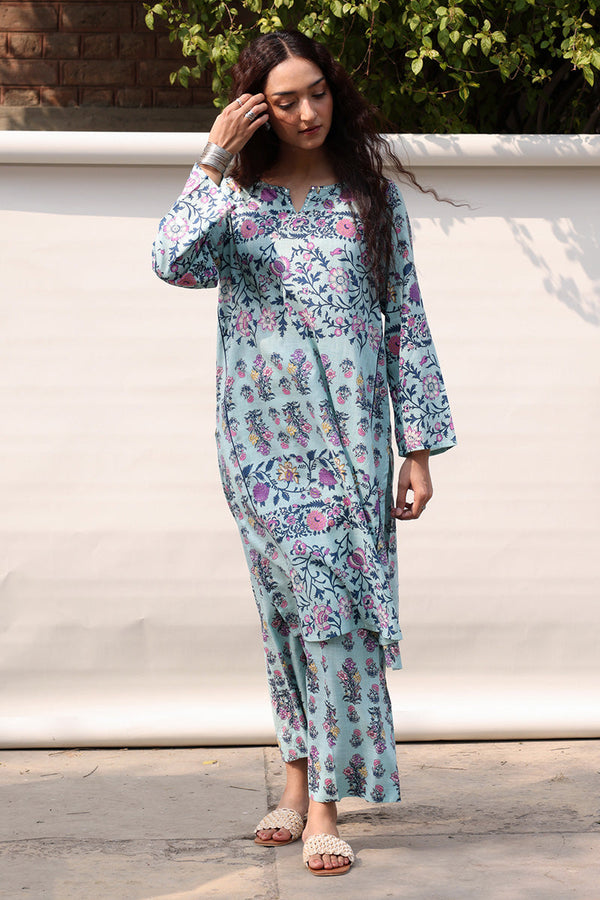 Floral Frame Printed Set