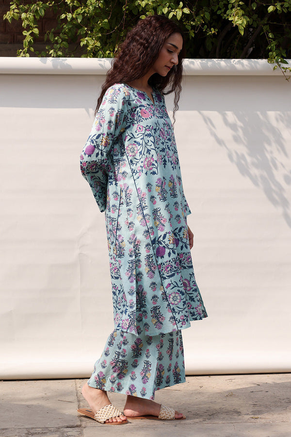 Floral Frame Printed Set