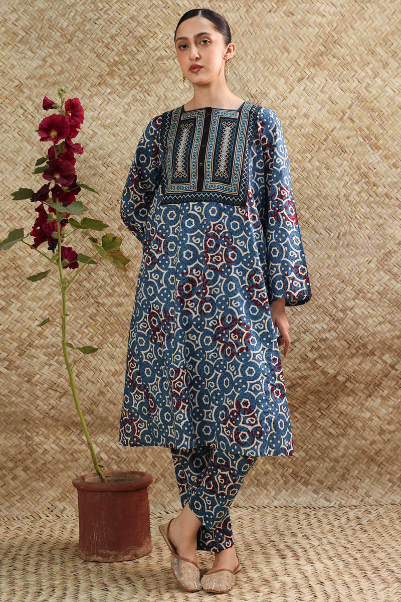 Ajrak Kahani Printed Set
