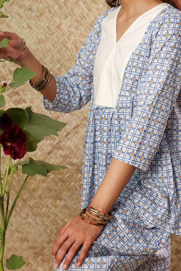 Crossline printed Set