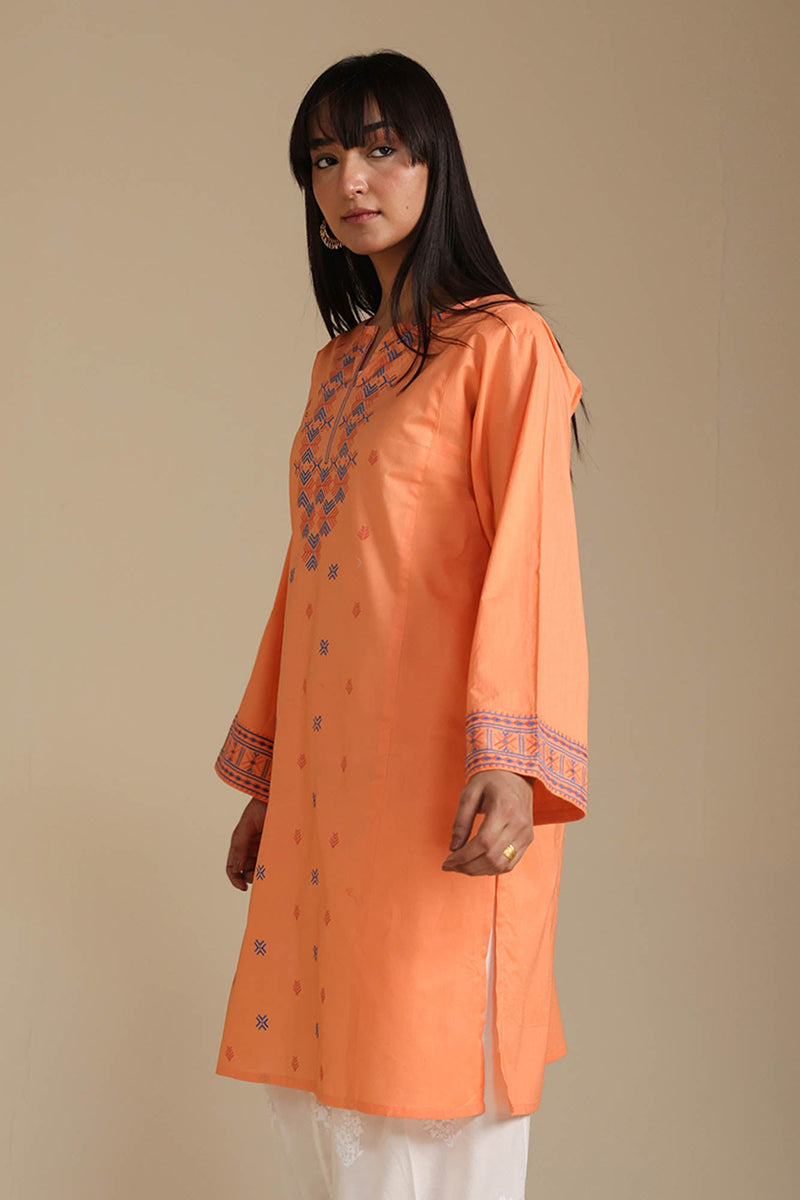 Embroidered Tale Kurti