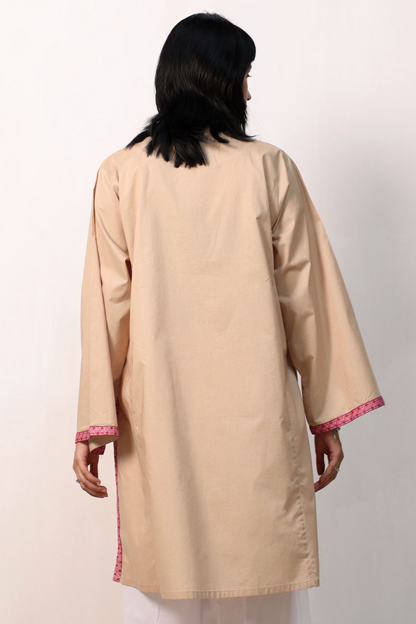 Soft Flora Embroidered Kurti