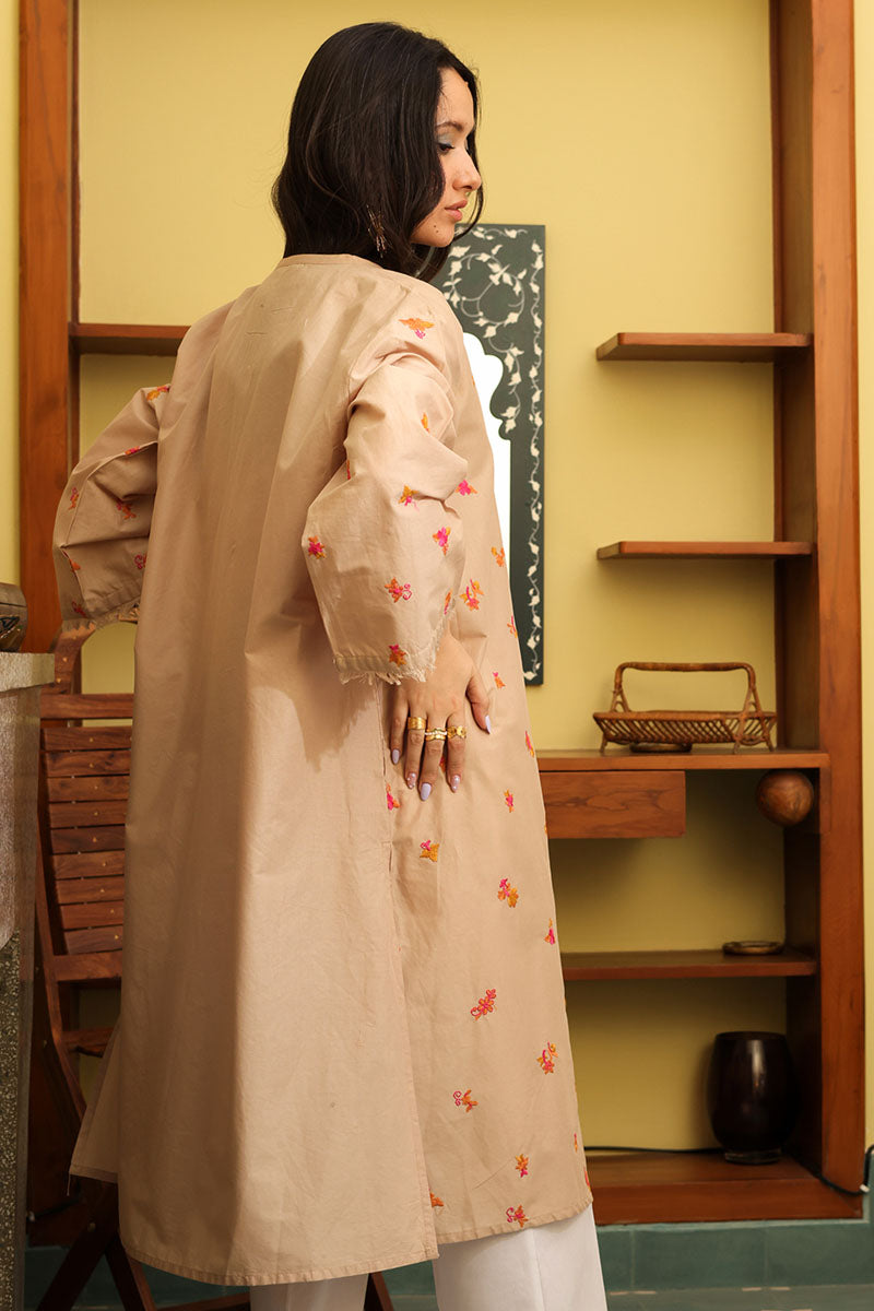 Phool Embroidered Kurti
