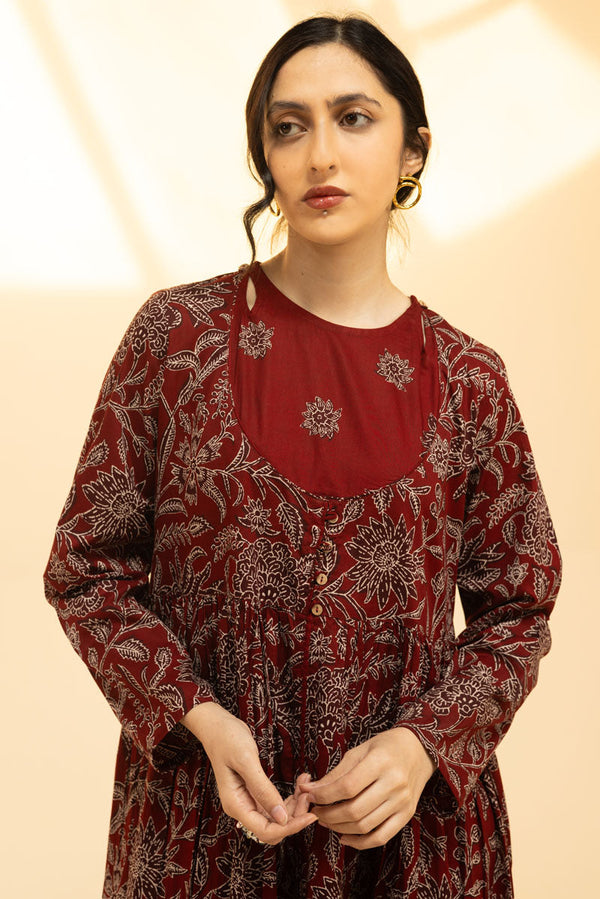 Still Bloom Anarkali Dress