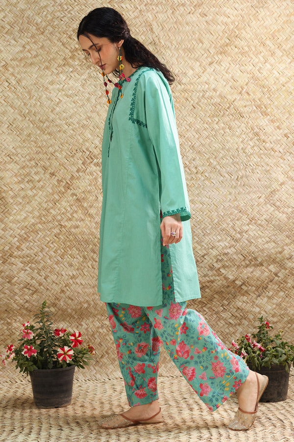 Floral Embroidered Set