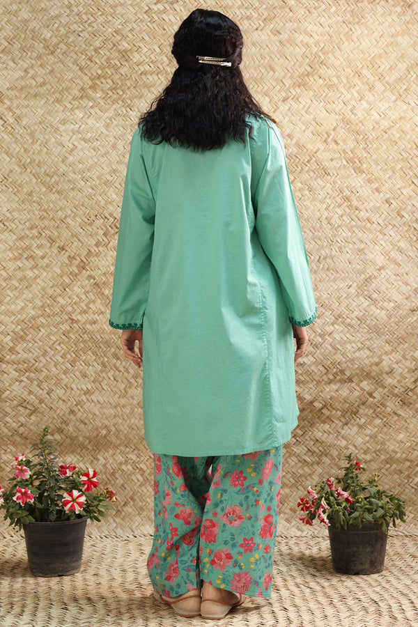 Floral Embroidered Set